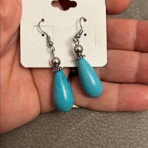 Turquoise Teardrop Earrings